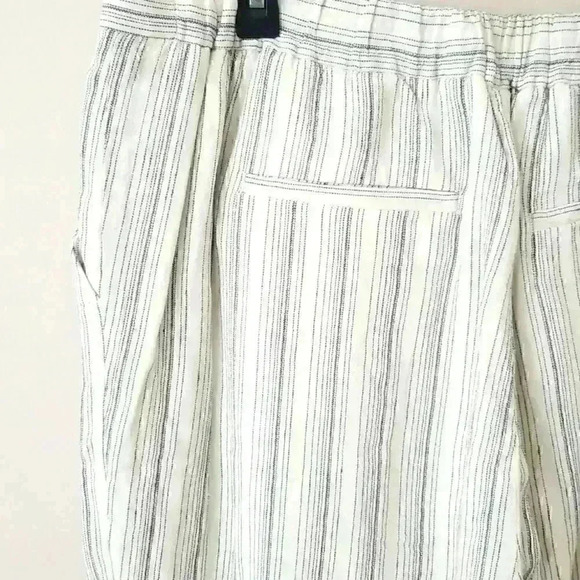 Banana Republic Linen Hayden Striped Pull On Pants - Picture 6 of 13